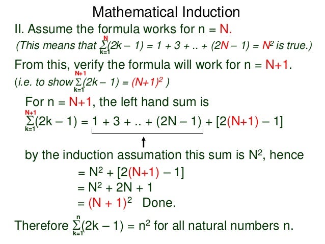 5 4 Mathematical Induction T