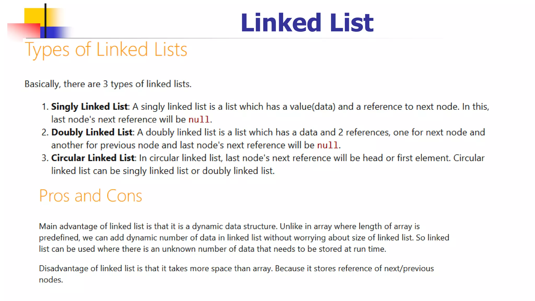 5. linked list | PPT