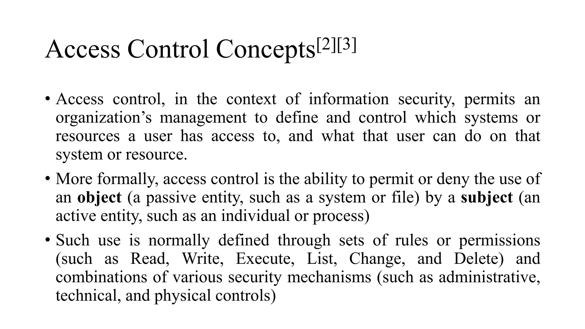 Least privilege, access control, operating system security | PPT