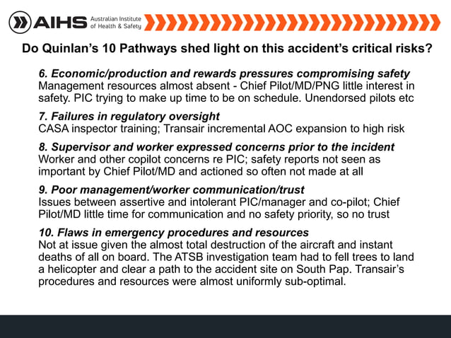 Investigating Critical Risk Incidents | PPT