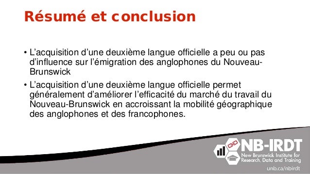 L Effet Du Bilinguisme Officiel Sur La Mobilite Geographique Des Neo