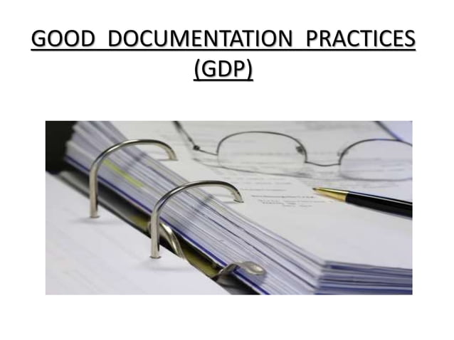 Good Documentation Practices | PPTX