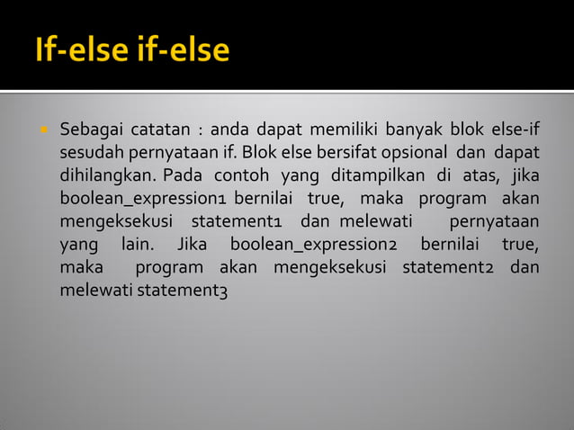 5. struktur kontrol alur program lanjutan | PDF