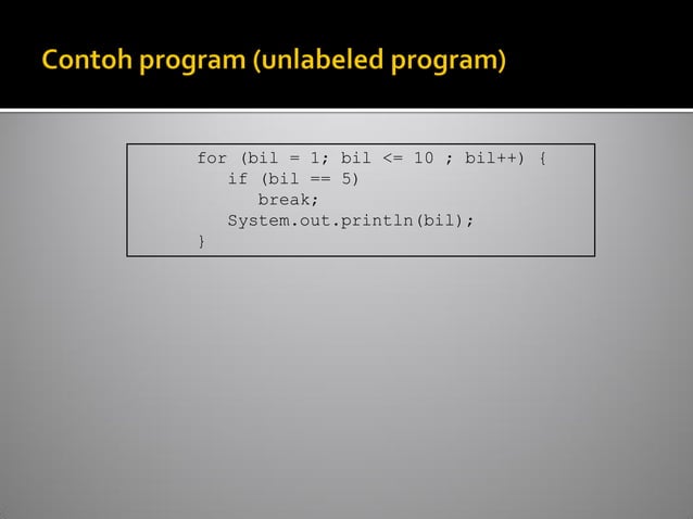 5. struktur kontrol alur program lanjutan | PDF