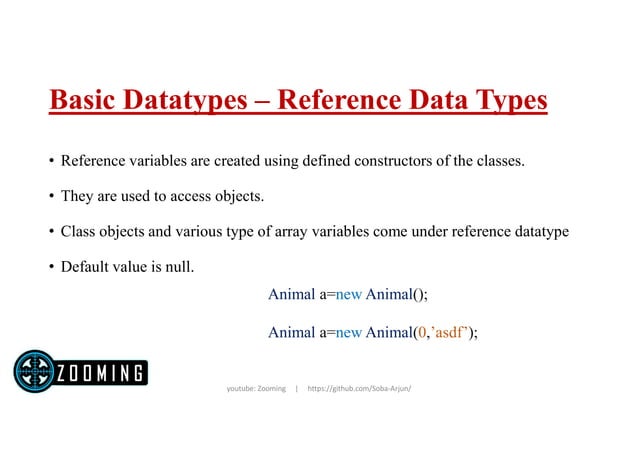 Java basic datatypes | PPT