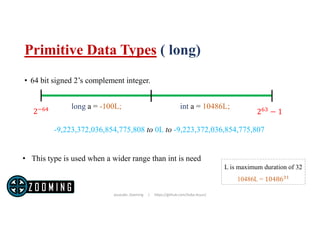Java basic datatypes | PPT