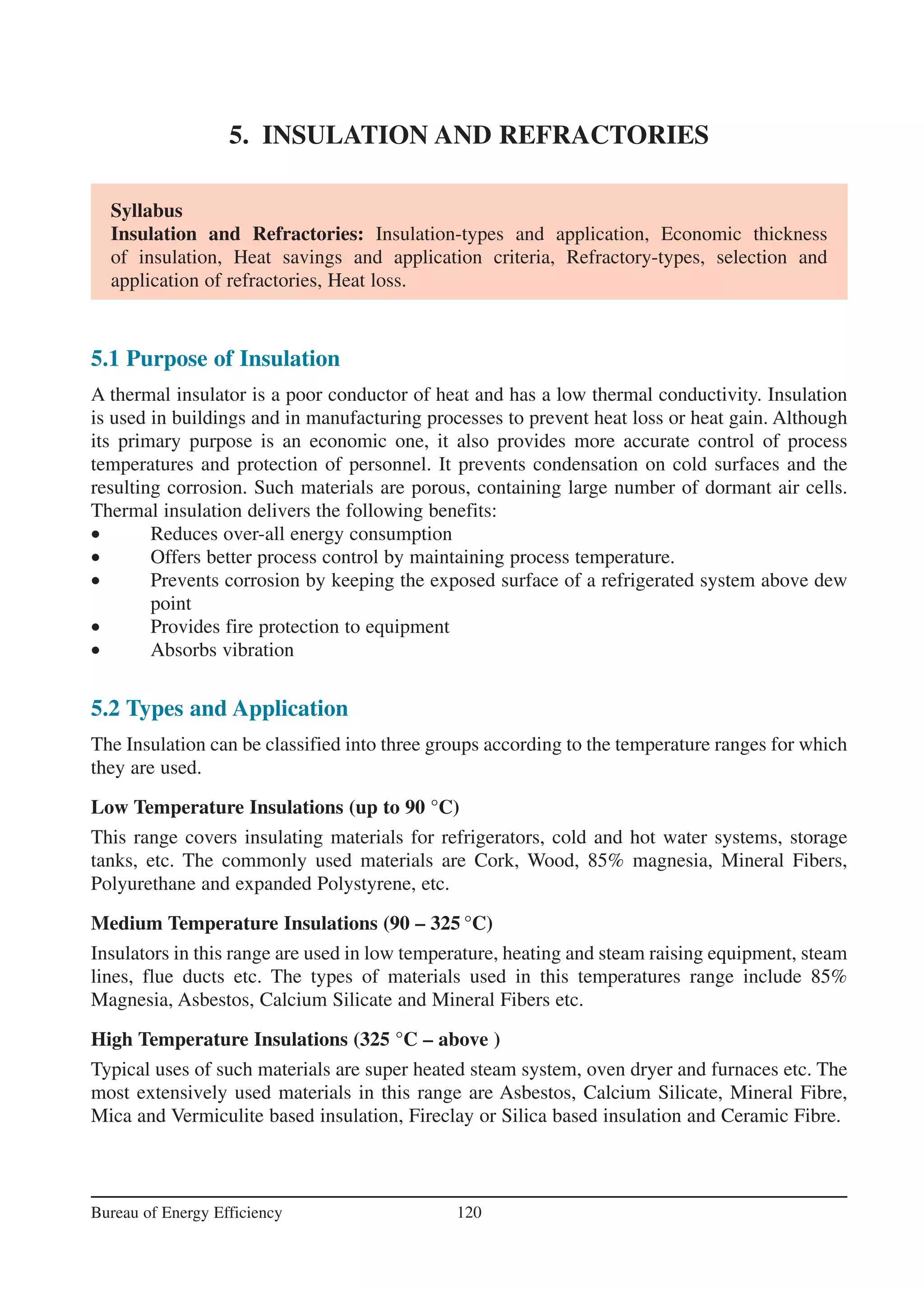 Insulation and Refractories | PDF