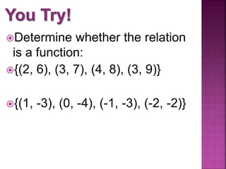 5 1 ext relations and functions | PPT