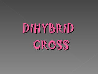DIHYBRID CROSS 