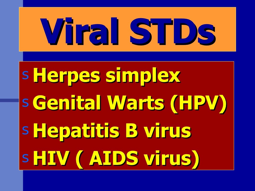  5 1 which Stds Are Viral Bacteria Fungi Etc 