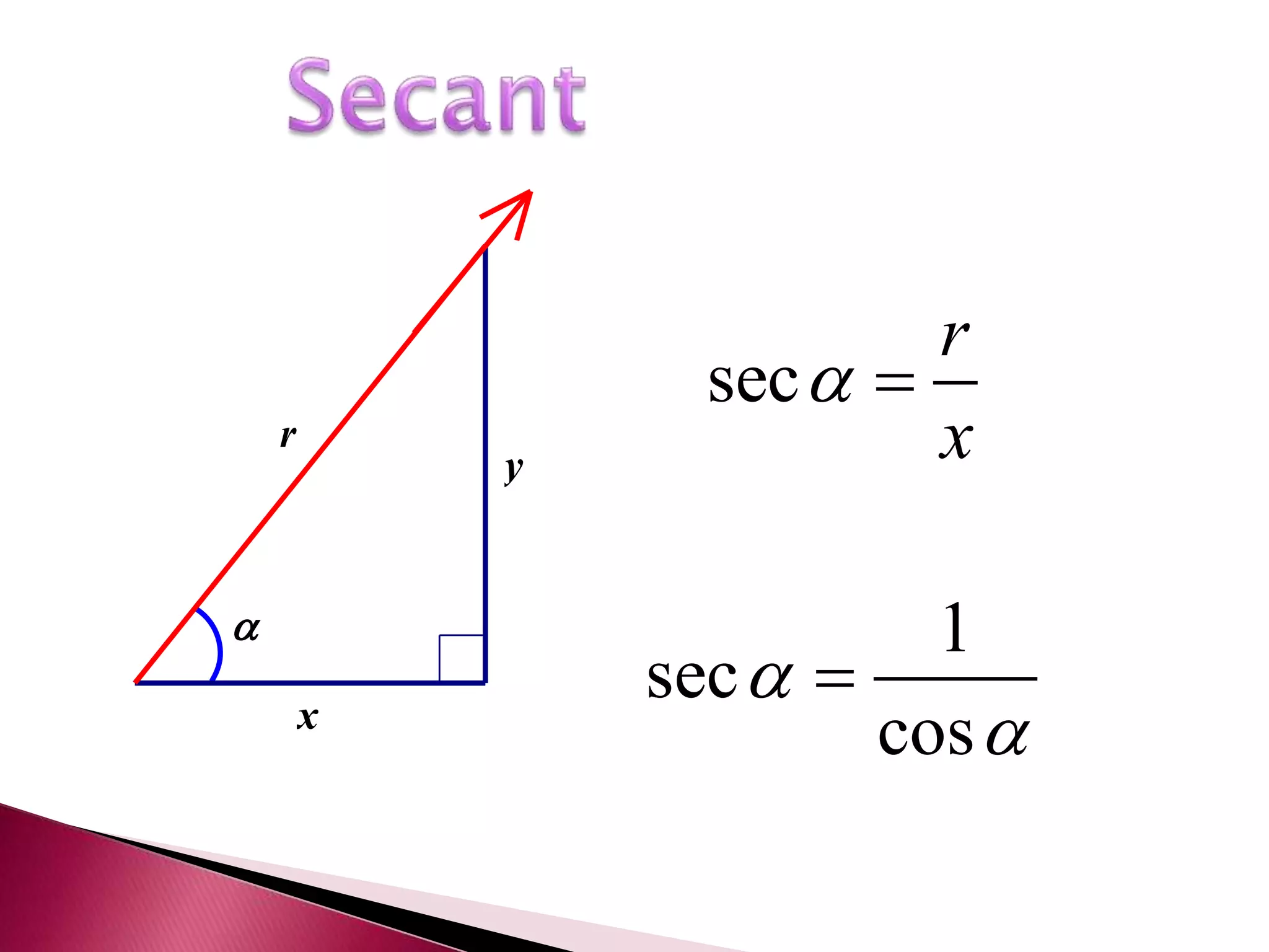 Secant