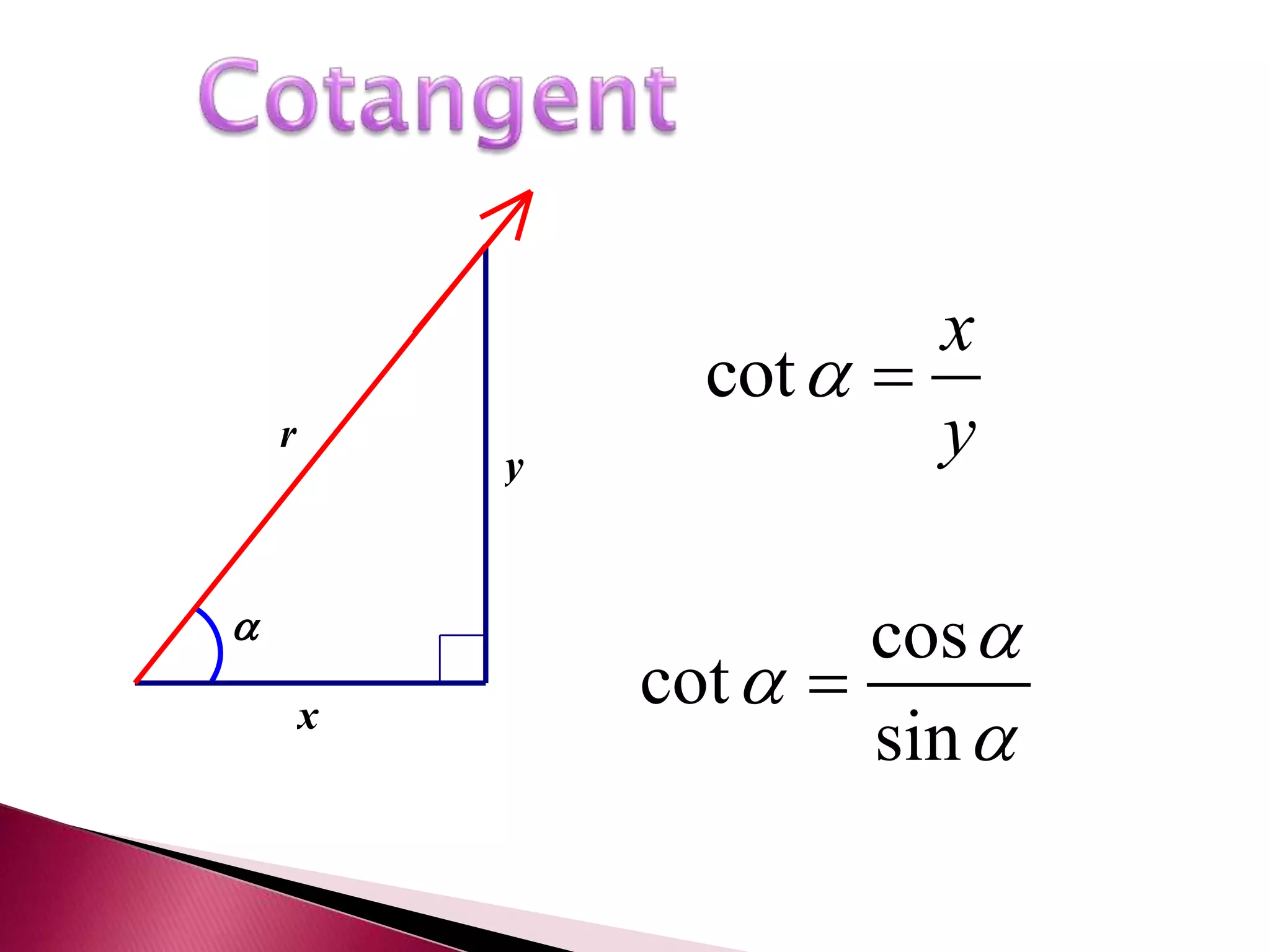 Cotangent