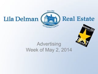 Advertising
Week of May 2, 2014
 