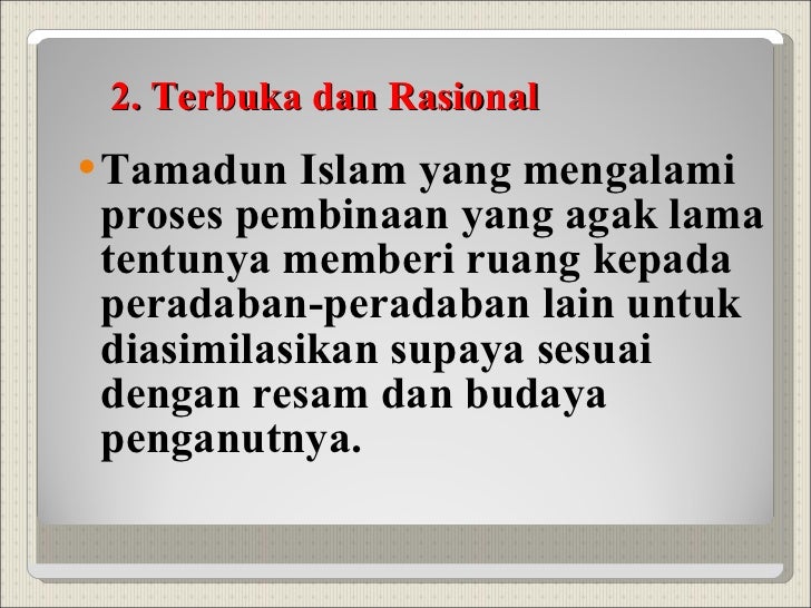 5 2 Ciri Ciri Tamadun Islam 5 2 Ciri Ciri Tamadun Islam