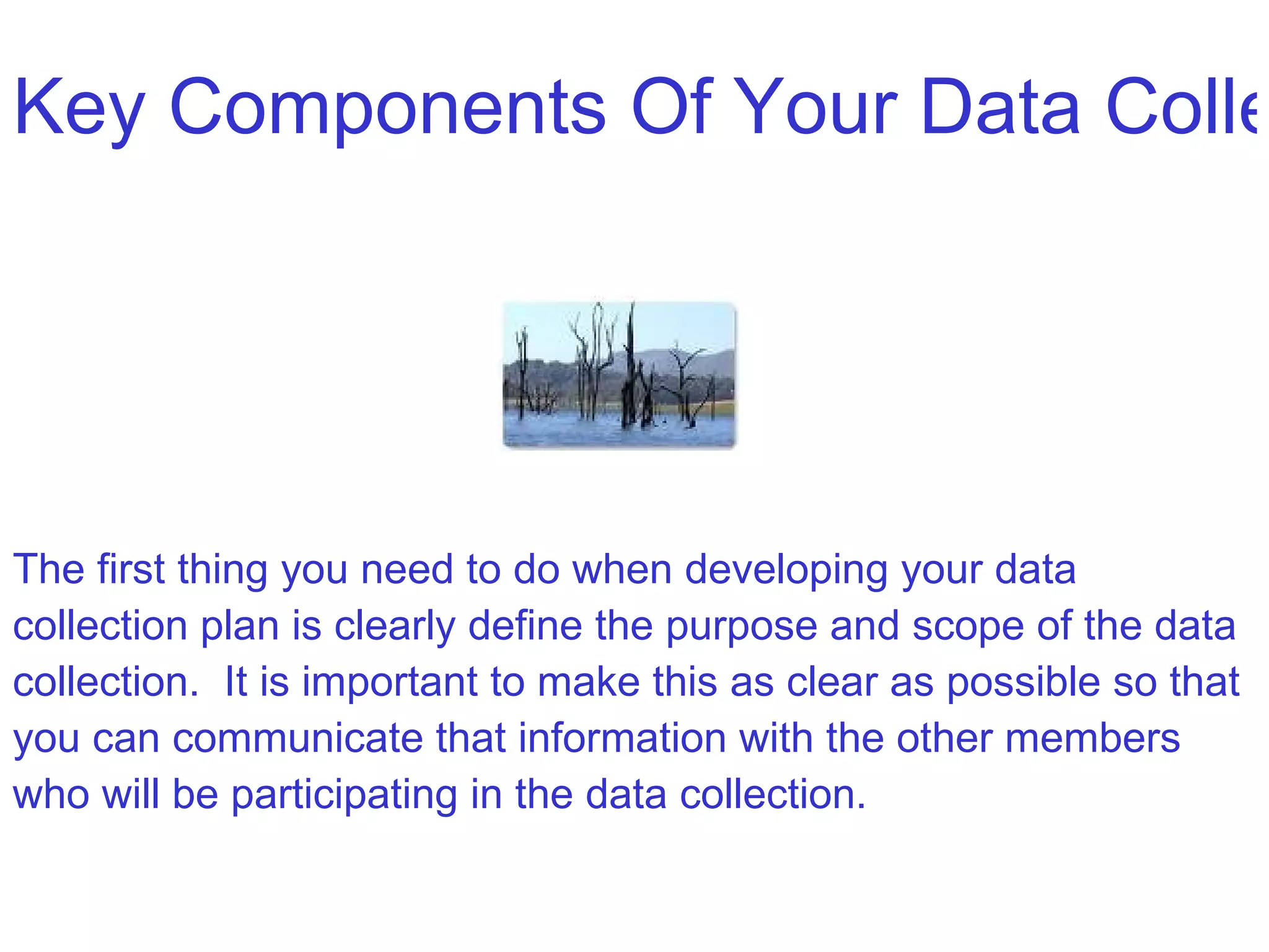Importance Of A Data Collection Plan | PPT