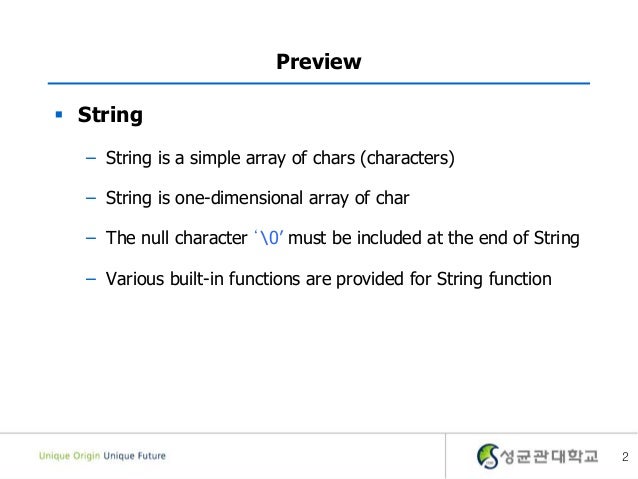 5 2. string processing
