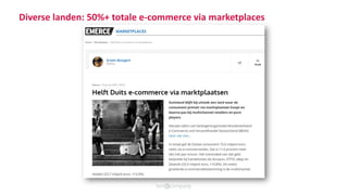 Diverse landen: 50%+ totale e-commerce via marketplaces
 