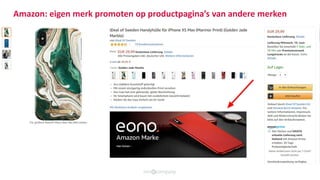 Amazon: eigen merk promoten op productpagina’s van andere merken
 