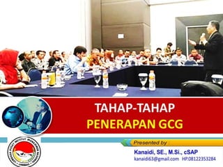 Tahap Persiapan
Implementasi GCG
TAHAP-TAHAP
PENERAPAN GCG
 