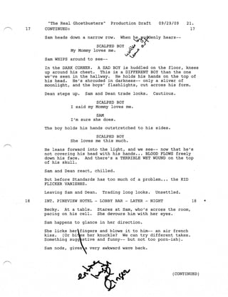 Ghostbusters 3 Script Supernatural 5.09 The Real Ghostbusters script | PDF