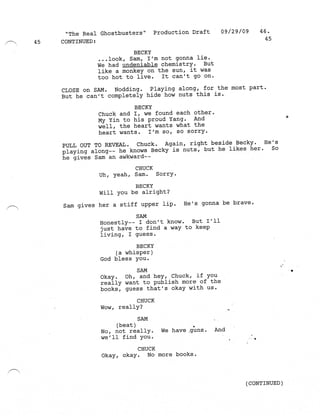 Ghostbusters 3 Script Supernatural 5.09 The Real Ghostbusters script | PDF