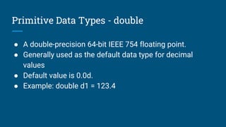 5. variables & data types | PPT | Free Download
