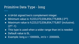 5. variables & data types | PPT