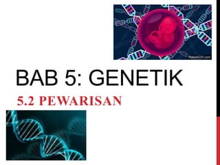 BAB 5: GENETIK
5.2 PEWARISAN
 