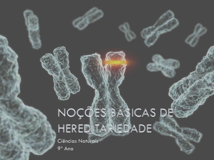 NOÇÕES BÁSICAS DEHEREDITARIEDADECiências Naturais9º Ano 