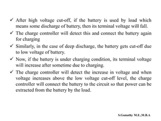 Charge Fall Off Charge controllers | PDF