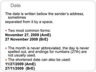 5. business-letter-writing | PPT | Email | Internet