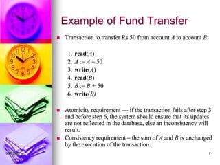 Prostate Transaction Simple Example transaction management, concept & State | PPT