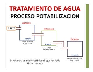 TRATAMIENTO DE AGUA PARA CONSUMO ANIMAL | PDF