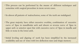 Teeth Leveling Leveling and Aligning | PPTX