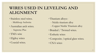 Leveling Wire Leveling and Aligning | PPTX