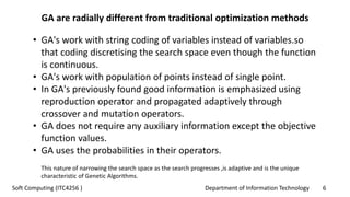 Genetic algorithms vs Traditional algorithms | PPTX