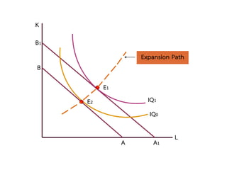 K
B1
B
A A1
L
E1
E2 IQ1
IQ0
Expansion Path
 