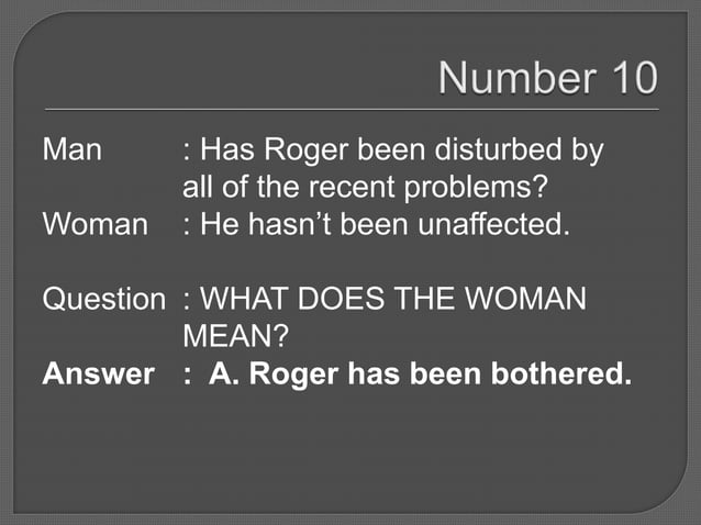 TOEFL EXERCISE 8 - DOUBLE NEGATIVE EXPRESSIONS | PPTX | Tennis | Sports