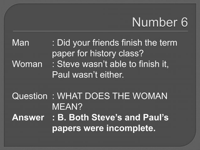 TOEFL EXERCISE 8 - DOUBLE NEGATIVE EXPRESSIONS | PPTX | Tennis | Sports