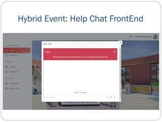 Hybrid Event: Help Chat FrontEnd
 