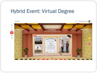 Hybrid Event: Virtual Degree
 