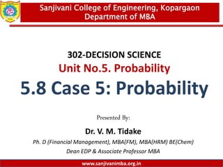 5.8 case 5 probability | PPTX