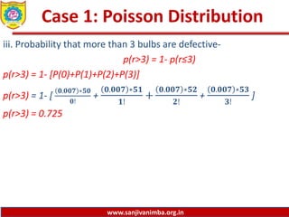 5.2.6 case 1 poisson probability distribution | PPTX