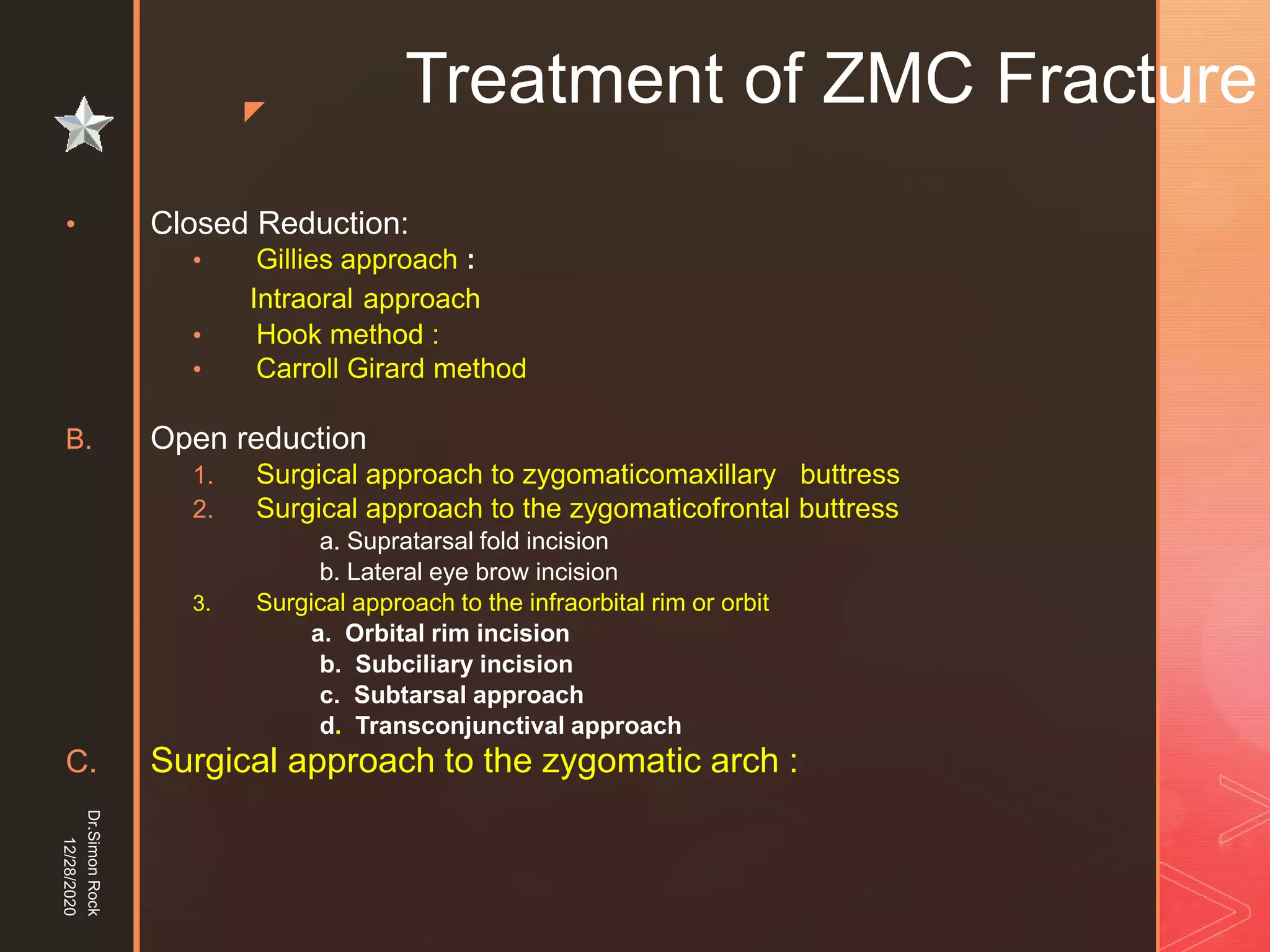 5. zygomatic fracture