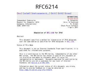 RFC6214
 