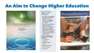 An Aim to Change Higher Education
 