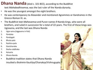 Nanda dynasty Part III PPT