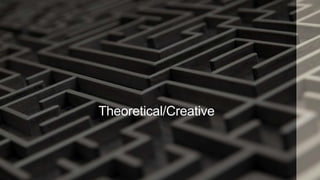 Theoretical/Creative
 
