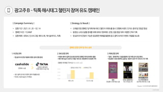 광고주B–틱톡해시태그챌린지참여유도캠페인
 