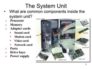 Components of System Unit | PPT